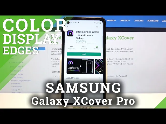 Video thumbnail for How to Apply and Customize Lighting Edges in Samsung Galaxy XCover Pro – Colorful Animated Edges