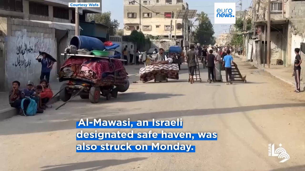'Video thumbnail for Israeli military launches first ground operation into central Gaza city of Deir al-Balah'