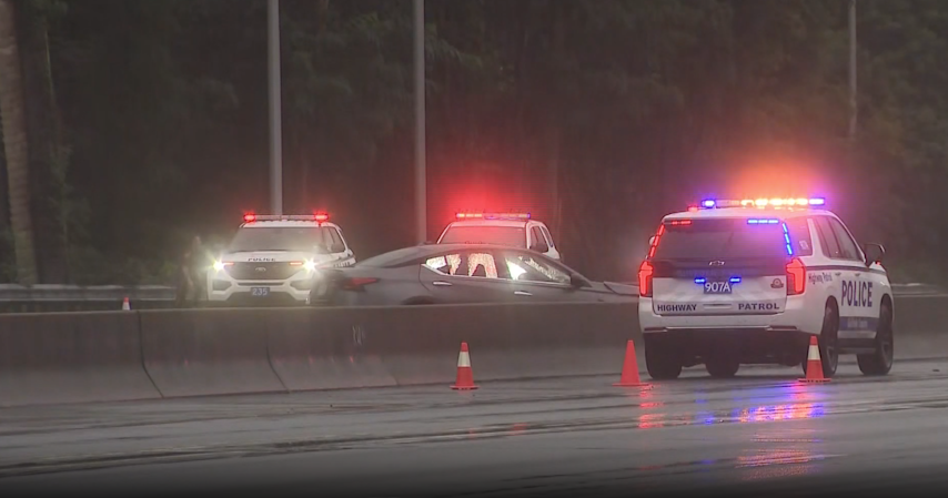 Video thumbnail for Eastbound lanes reopened on Long Island Expressway near Exit 49N following crash