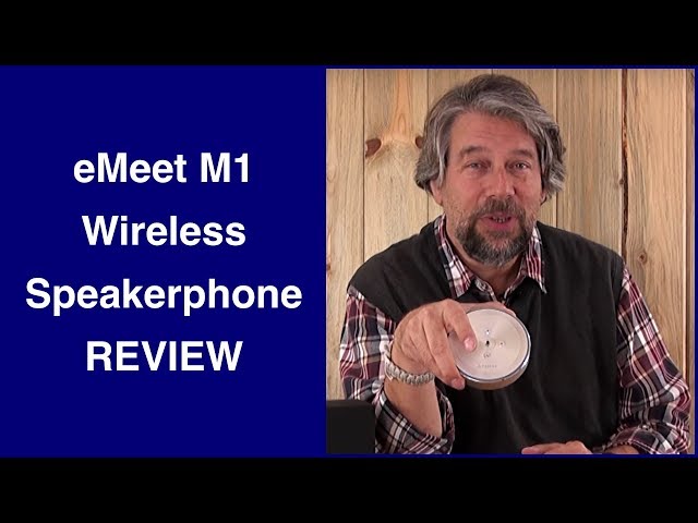 Video thumbnail for eMeet OfficeCore M1 wireless speakerphone   REVIEW