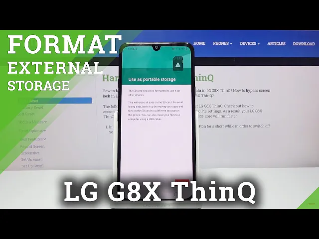 Video thumbnail for How to Format SD Card on LG G8X ThinQ – Format Memory Card