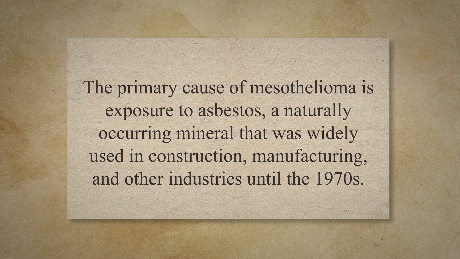Video thumbnail for Diagnosing Mesothelioma: Understanding Symptoms, Tests, Stages, and Treatment