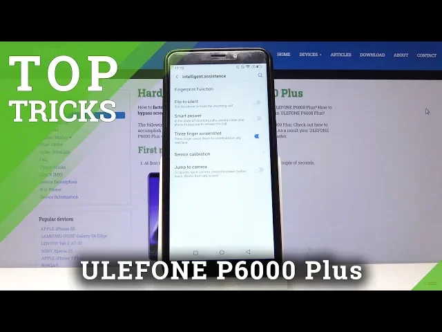 Video thumbnail for TOP TRICKS ULEFONE P6000 Plus - Super Options / Cool Features