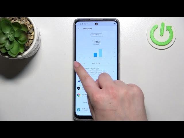 Video thumbnail for How to check screen time on MOTOROLA Moto G51 / Check  total screen time on MOTOROLA Moto G51