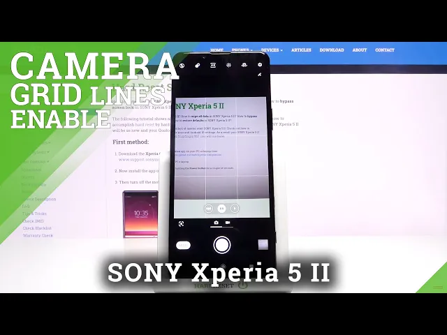 Video thumbnail for How to Manage Camera Grid Lines in SONY Xperia 5 II – Find Helper Lines Option