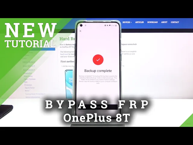 Video thumbnail for How to Bypass Google Verification in OnePlus 8T – Unlock FRP