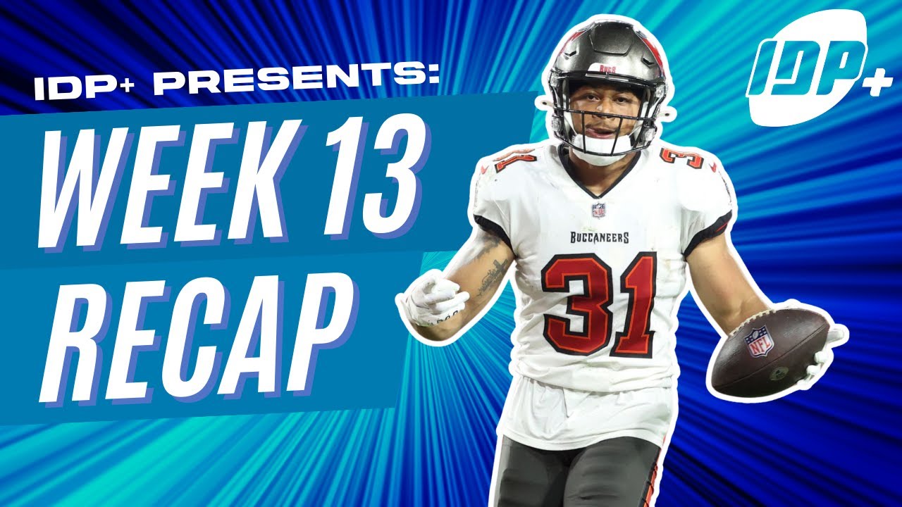 Video thumbnail for Week 13 IDP Fantasy Football Analysis