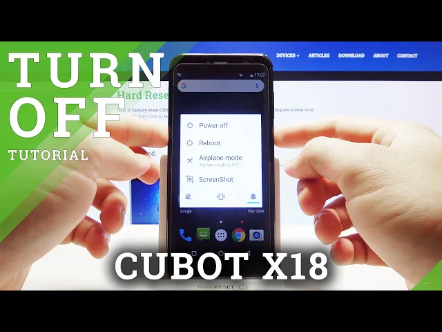 Video thumbnail for How to Deactivate on CUBOT X18 – Stop Phone Work