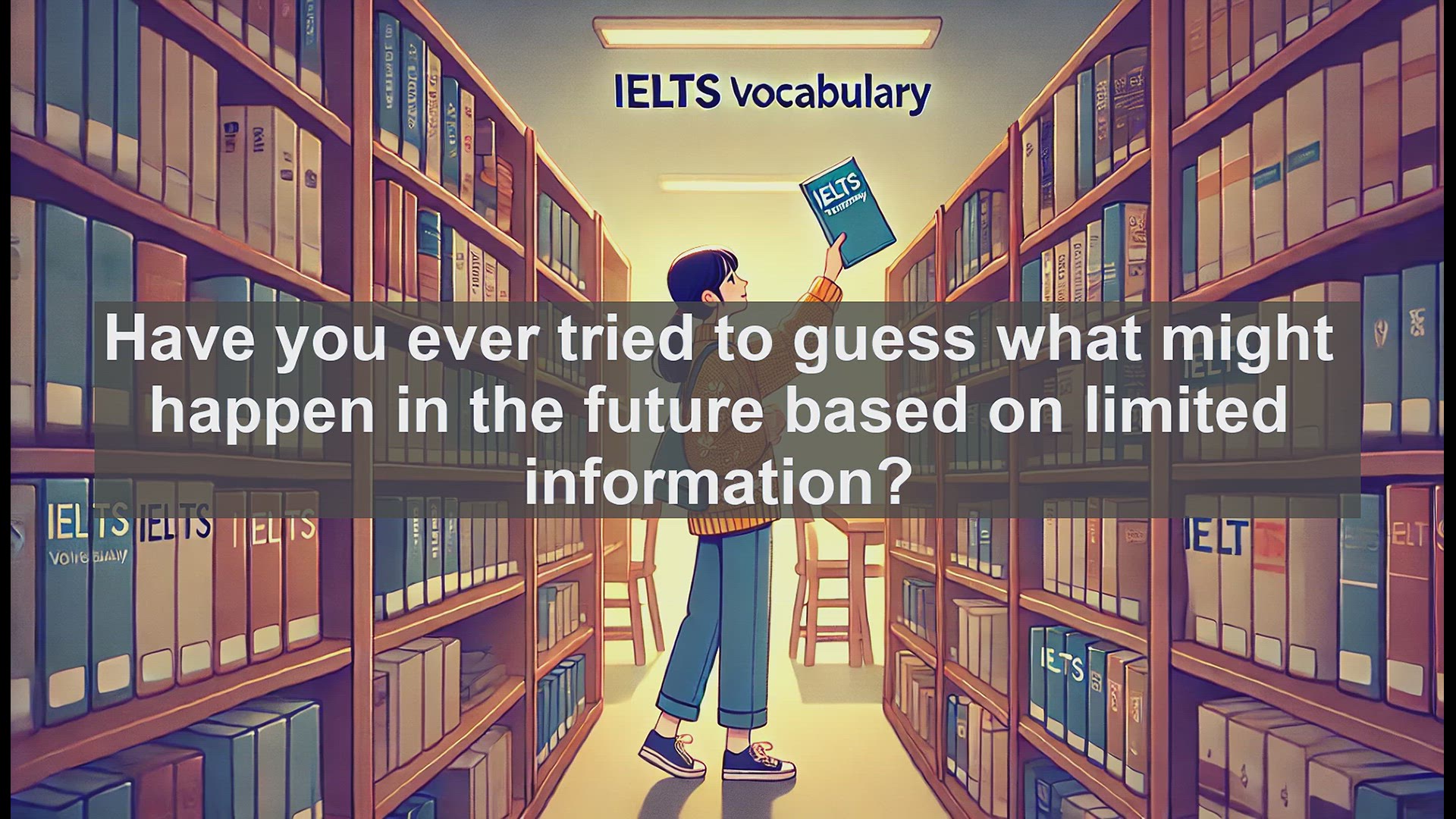 'Video thumbnail for 2500 Must Know IELTS 6.5 Vocabulary - Understanding 'Speculate': A Key Word for IELTS Success'