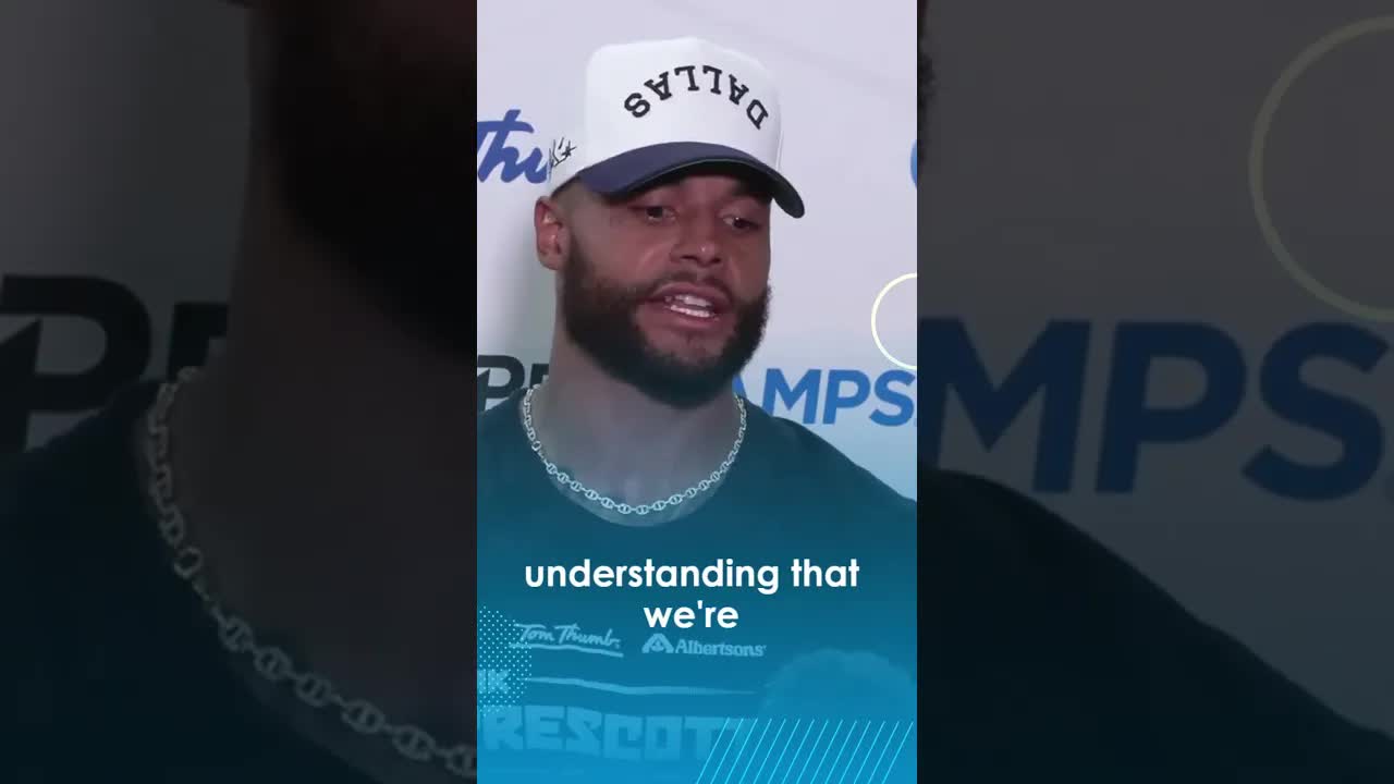 Video thumbnail for #Cowboys Dak Prescott on Creating An Identity With The Offense...