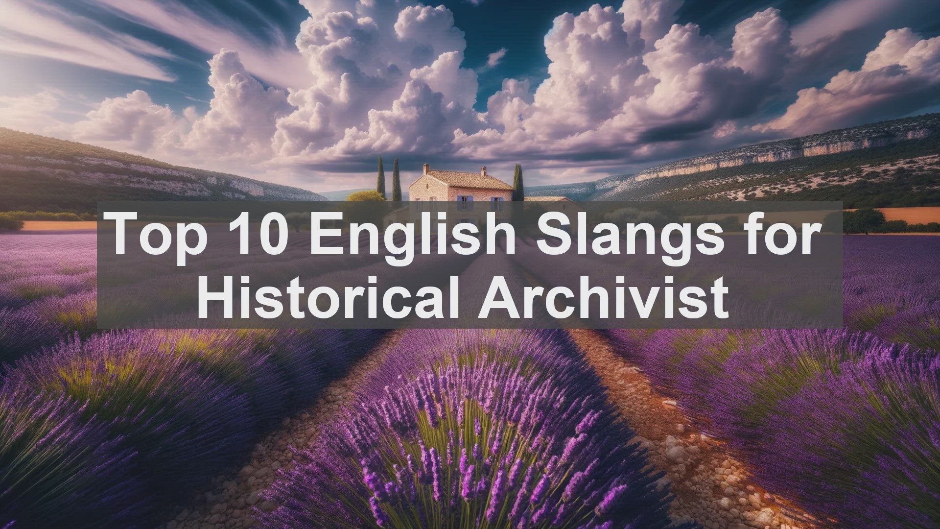 'Video thumbnail for Top 10 English Slangs for Historical Archivist'