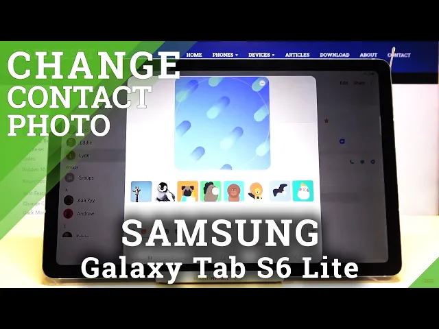 Video thumbnail for How to Add Picture to Contacts in Samsung Galaxy Tab S6 Lite – Sigh Photo to Number