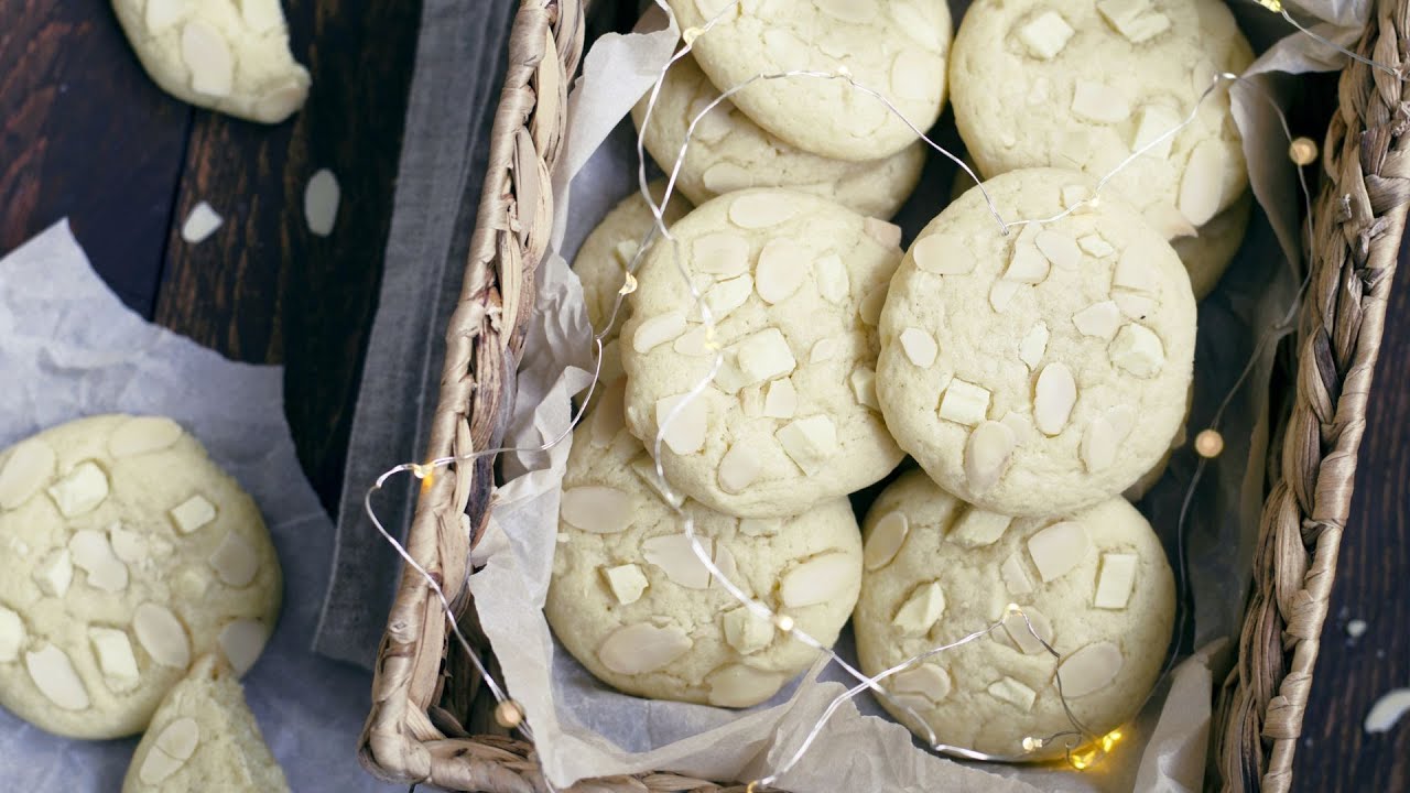 'Video thumbnail for White almond cookies: video blog'
