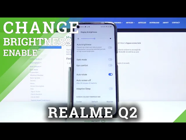 Video thumbnail for How to Activate Auto-Brightness on REALME Q2 – Find Brightness Options