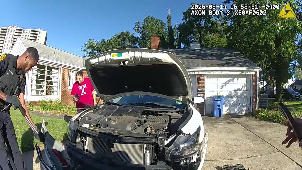Video thumbnail for US: Police Tear Apart Car Front To Free 3-Foot Ball Python Trapped Inside.