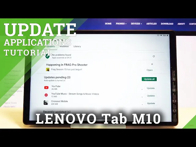 Video thumbnail for How to Update Apps in LENOVO Tab M10 – Find New App Versions