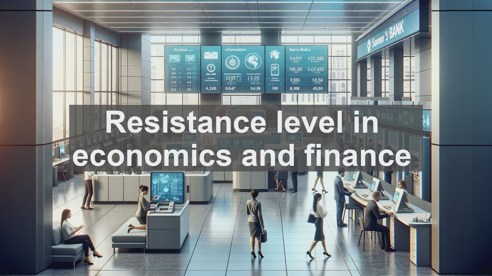 'Video thumbnail for Resistance level in economics and finance'