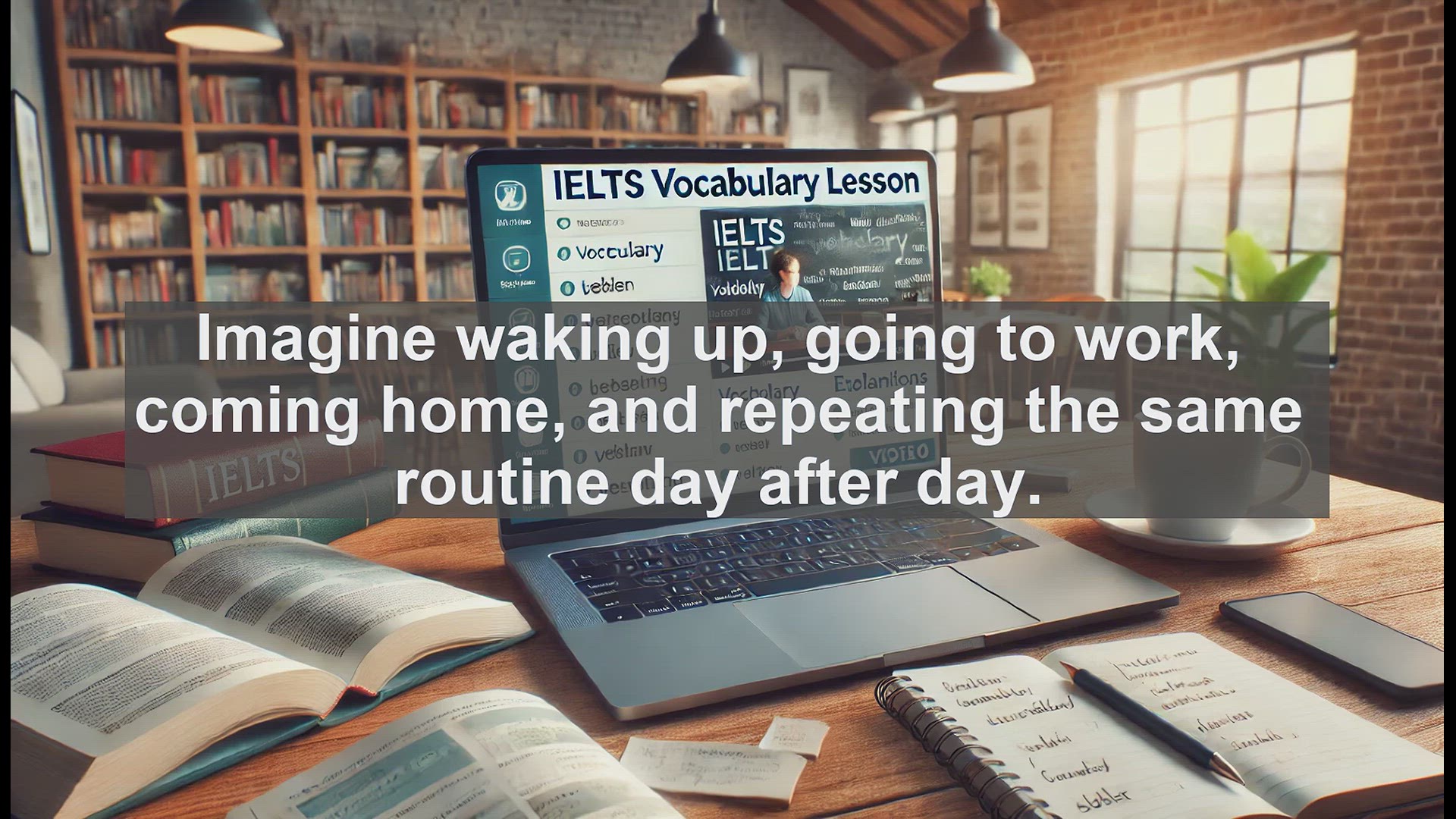 'Video thumbnail for 2000 Must Know IELTS 9.0 Vocabulary - IELTS Vocabulary: Understanding and Using 'Humdrum''