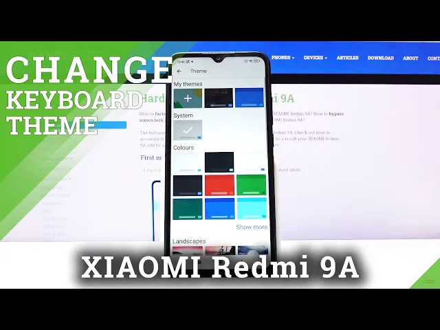 Video thumbnail for How to Change Keyboard Theme on XIAOMI Redmi 9A – Personalize Keyboard Look