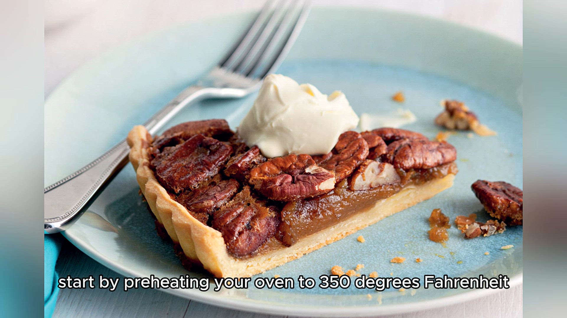 Video thumbnail for pecan pie recipe