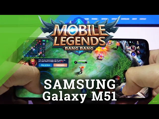 Video thumbnail for Mobile Legends on SAMSUNG Galaxy M51 – Gaming Performance Checkup