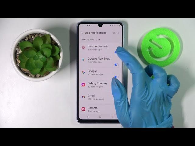 Video thumbnail for How to Turn On / Off App Notifications on Samsung Galaxy A33 - Manage Notifications