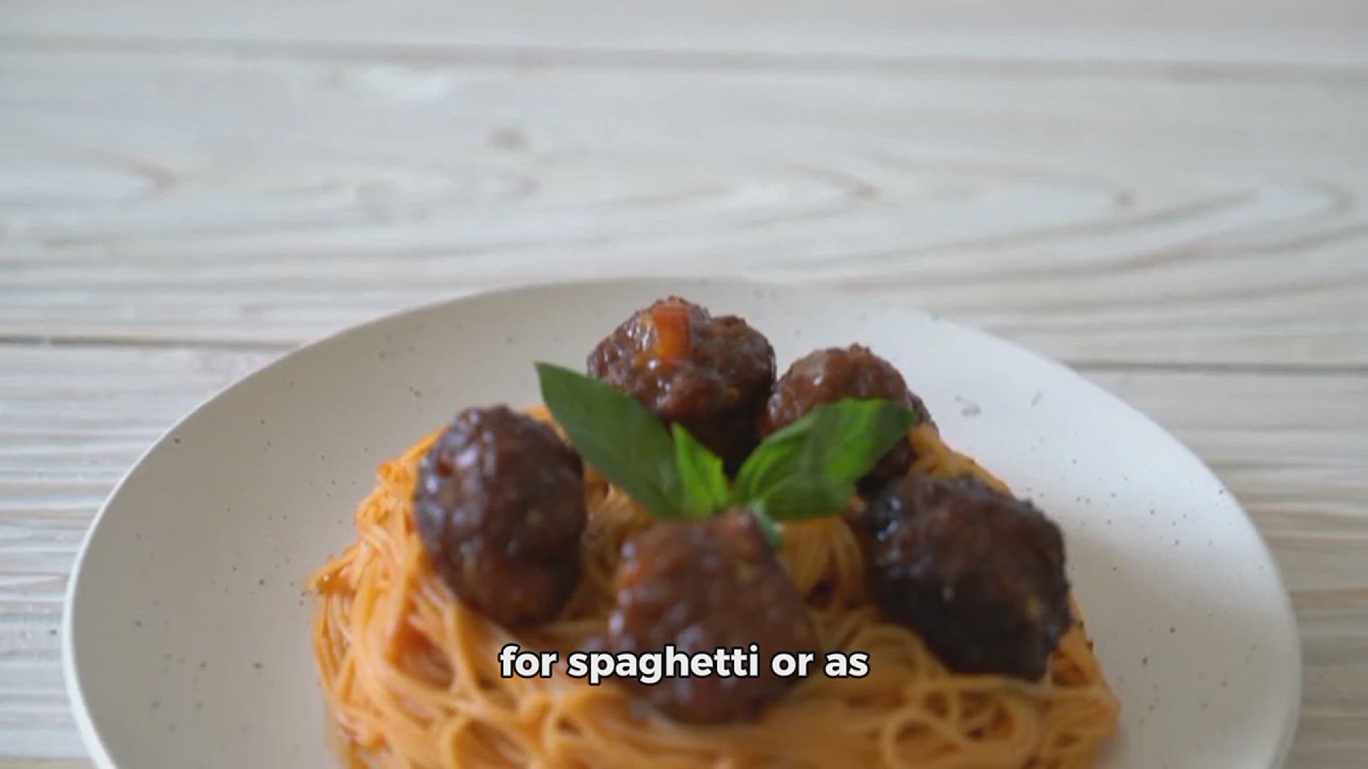 Video thumbnail for meatball recipe