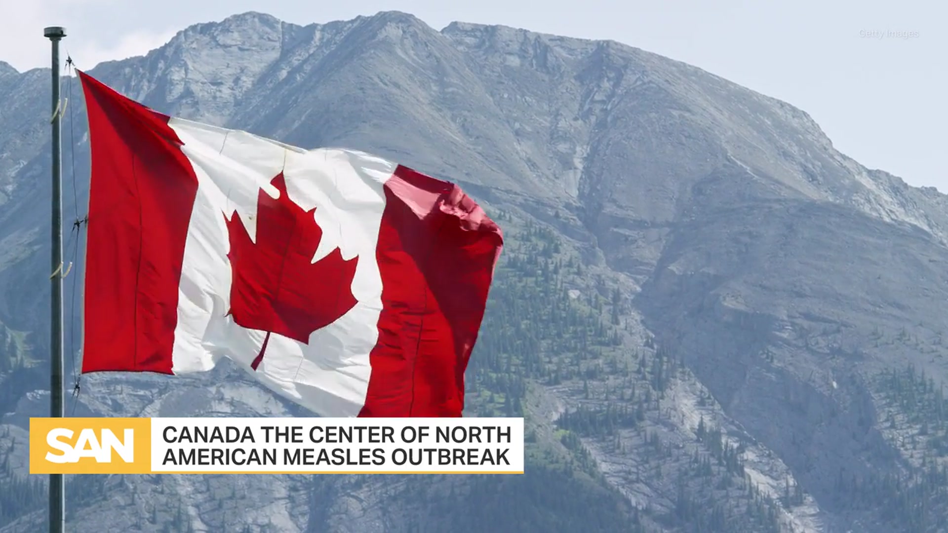 'Video thumbnail for Canada now the center of North American measles outbreak'