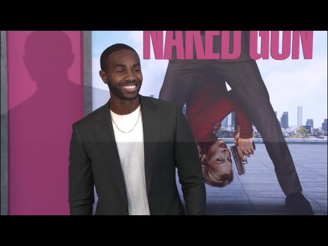 Video thumbnail for The Naked Gun premiere Pamela Anderson Liam Neeson