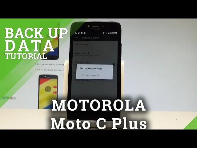 Video thumbnail for How to Back Up Data in MOTOROLA Moto C Plus - Google Backup |HardReset.info