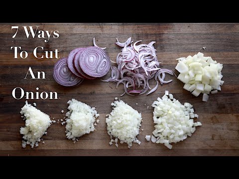 Video thumbnail for 7 Different Ways To Cut An Onion