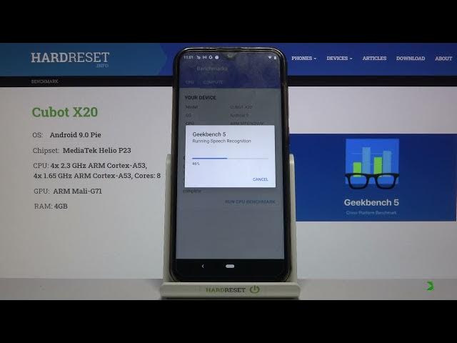 Video thumbnail for Cubot X20 - Geekbench 5 | CPU Helio P23 PERFORMANCE TEST