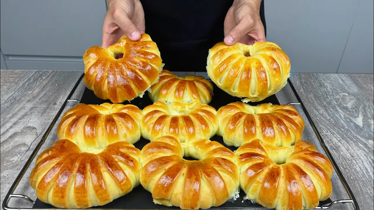 Video thumbnail for This is how you make bread! Even a child can handle it! The dough is soft like a cloud! Bread recipe