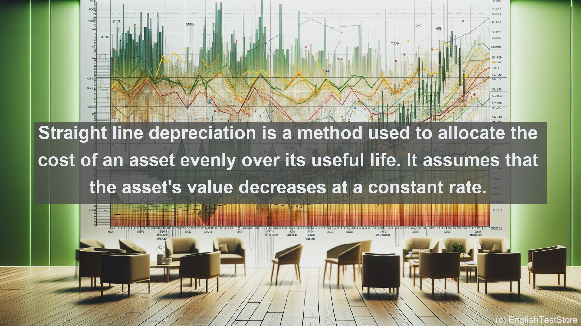 'Video thumbnail for Straight line depreciation in economics and finance'