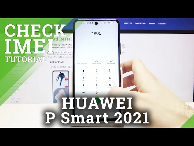 Video thumbnail for How to Check IMEI and Serial Number in HUAWEI P Smart 2021 – Find IMEI and SN