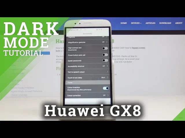 Video thumbnail for How to Invert Colors in Huawei GX8 – Apply Dark Theme