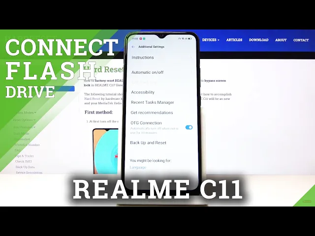 Video thumbnail for How to Allow OTG Connection in REALME C11 – On The Go Option
