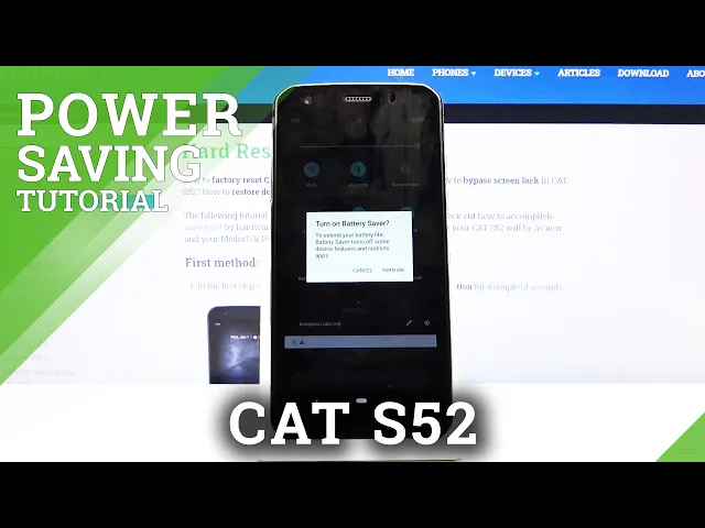 Video thumbnail for How to Enable Power Saving Mode in CAT S52 – Extend Battery Life