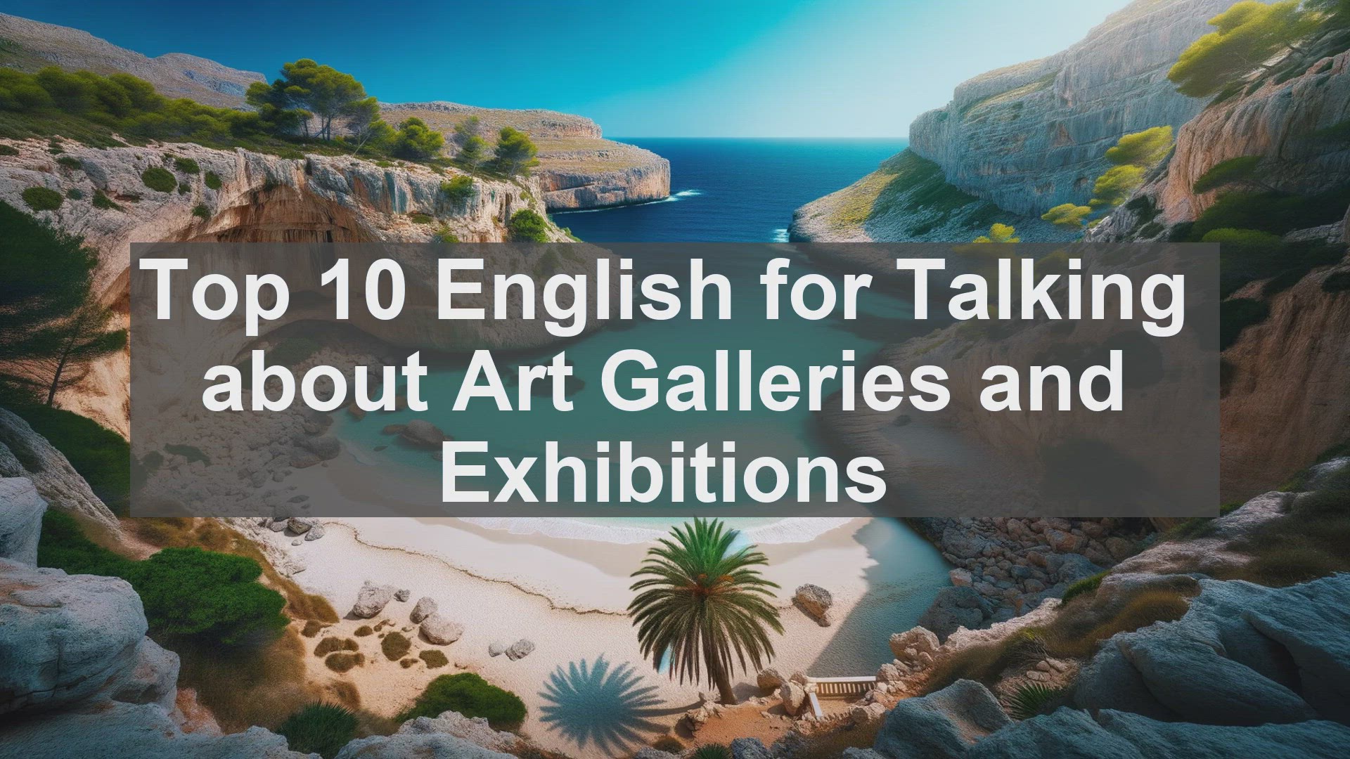 'Video thumbnail for Top 10 English for Talking about Art Galleries and Exhibitions'