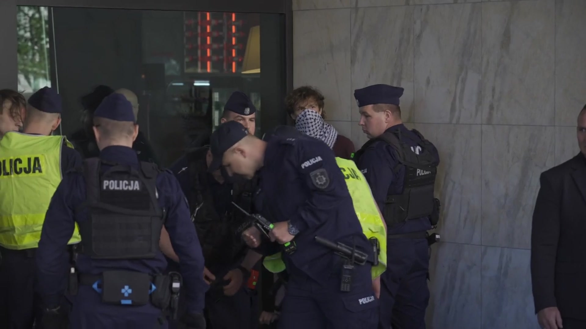 Video thumbnail for Warsaw Protests Israeli Security Conference Accused of Whitewashing War Crimes.