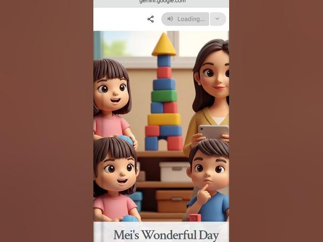 Video thumbnail for Bedtimes story ! Mei's wonderful Day #shorts #cartoon #bedtimestories #foryou