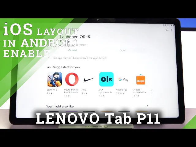 Video thumbnail for How to Download and Install iOS Launcher on LENOVO Tab P11 – Apply iOS Launcher