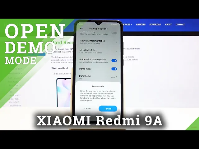 Video thumbnail for How to Boot Demo Mode in Xiaomi Redmi 9A – KIOSK / FLOOR Mode