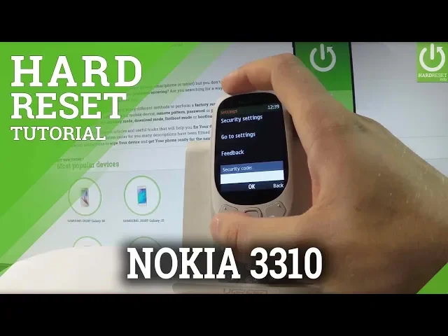 Video thumbnail for NOKIA 3310 2017 FACTORY RESET / Reset Customization
