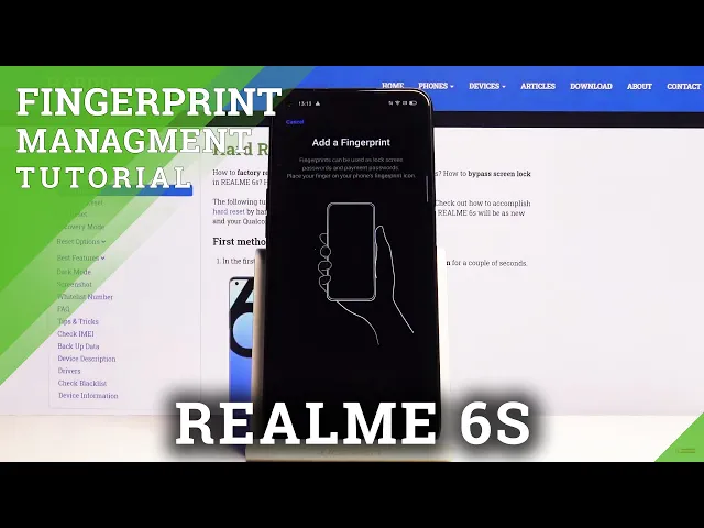 Video thumbnail for How to Add Fingerprint in REALME 6s – Add Fingerprint Lock