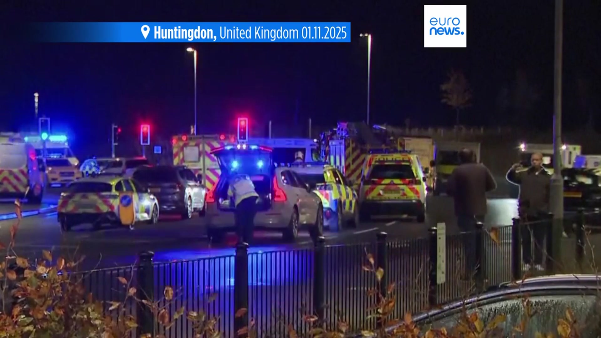 'Video thumbnail for Two British nationals arrested on suspicion of murder in train stabbing incident, UK police explains'