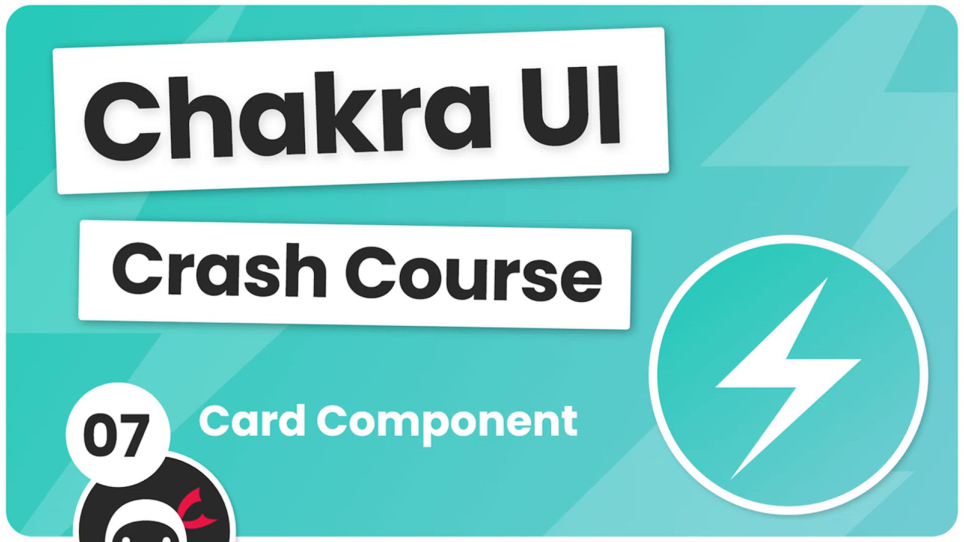 'Video thumbnail for Chakra UI Crash Course #7 - Card Component'