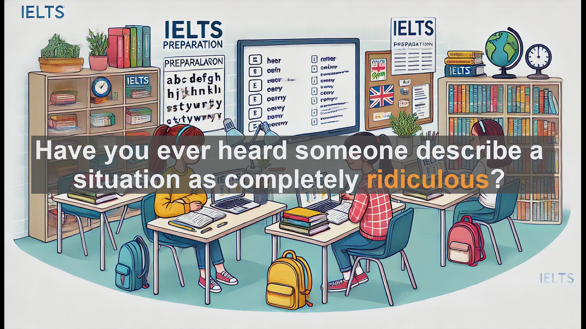 'Video thumbnail for 2500 Must Know IELTS 6.5 Vocabulary - Mastering 'Ridiculous': Boost Your IELTS Vocabulary Score'