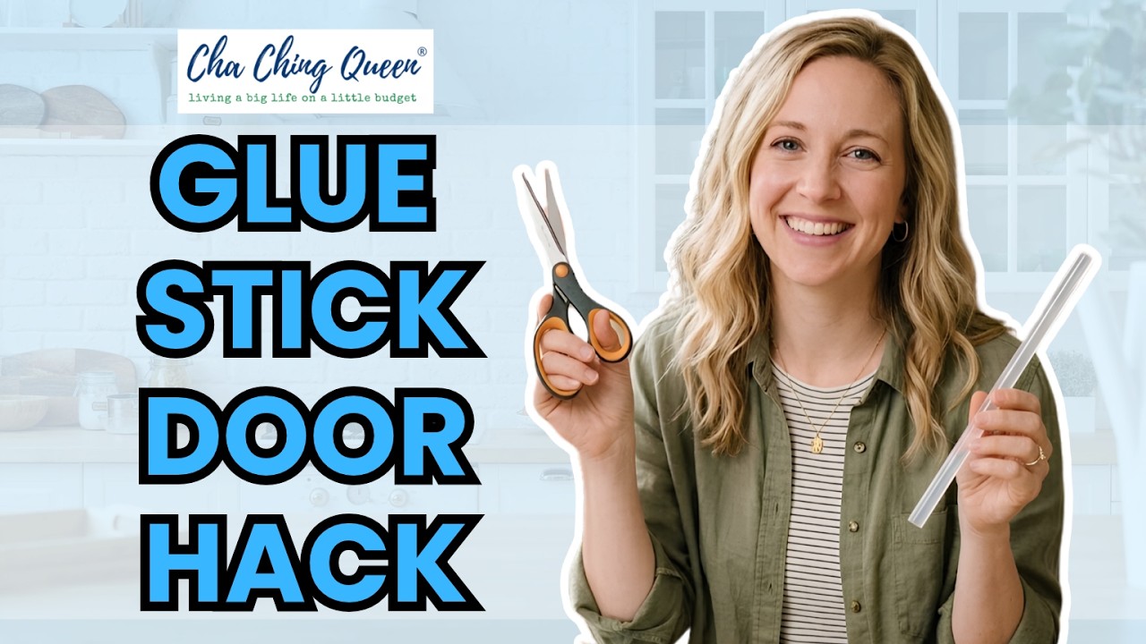 Video thumbnail for DIY Cabinet Door Bumper The Glue Stick Hack