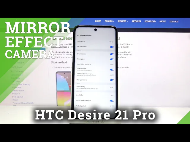 Video thumbnail for How to Turn Off Camera Mirror Effect in HTC Desire 21 Pro